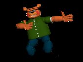 Juguete Big Smoke Freddy Modelo del Meme o Toy Big Smoke Freddy Model of the Meme